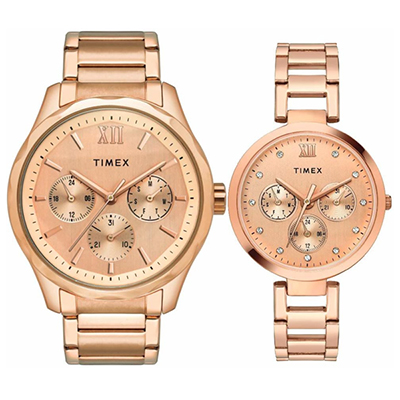 "Timex Couple Watches - TW00PR266 - Click here to View more details about this Product